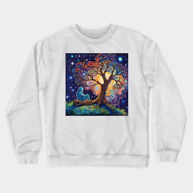 Psychedelic Enchantment Crewneck Sweatshirt by thewandswant